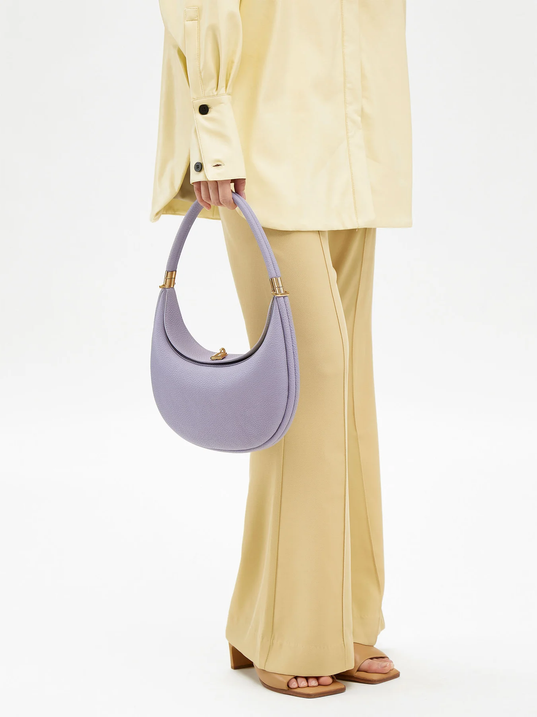 Luna Bag Lavanda - Borsa lilla pelle vegana | Performa Milano