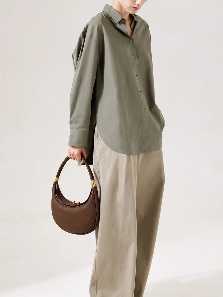 Luna Bag Cacao - Borsa marrone vegan leather | Performa Milano