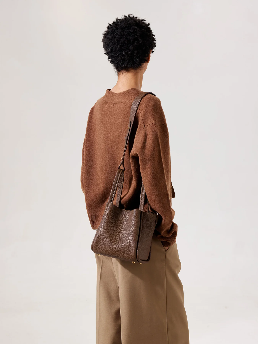 Sea Bag Cacao - Borsa vegan leather italiana | Performa Milano