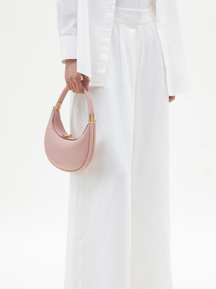 Luna Bag Almond - Borsa beige pelle vegana | Performa Milano