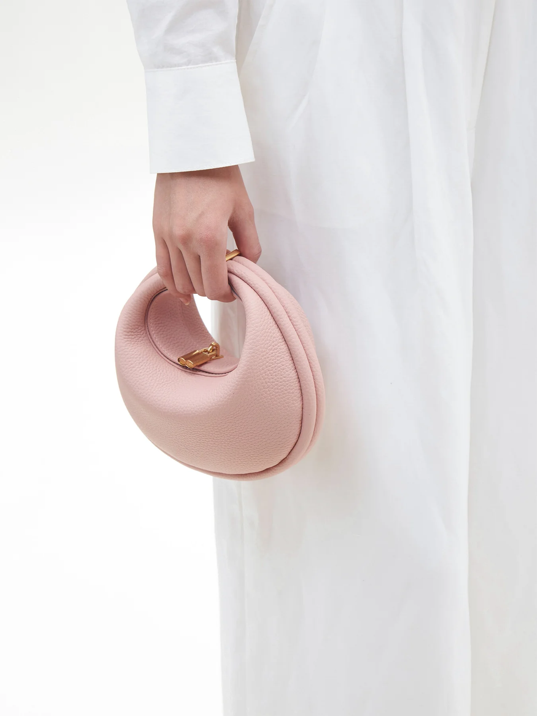 Luna Bag Almond - Borsa beige pelle vegana | Performa Milano