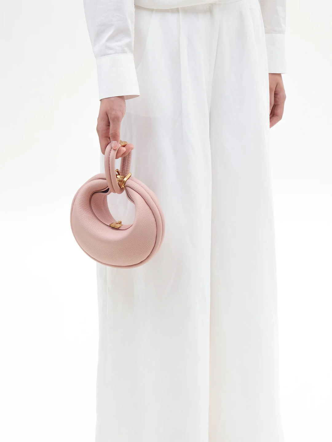 Luna Bag Almond - Borsa beige pelle vegana | Performa Milano