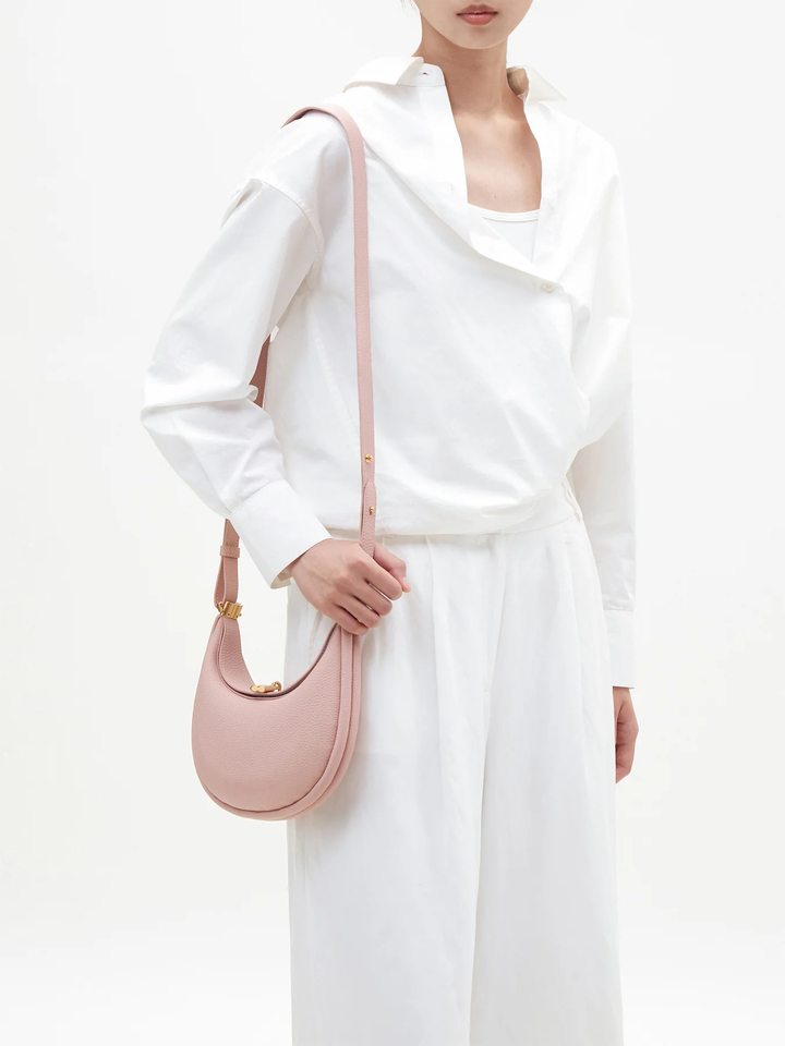 Luna Bag Almond - Borsa beige pelle vegana | Performa Milano