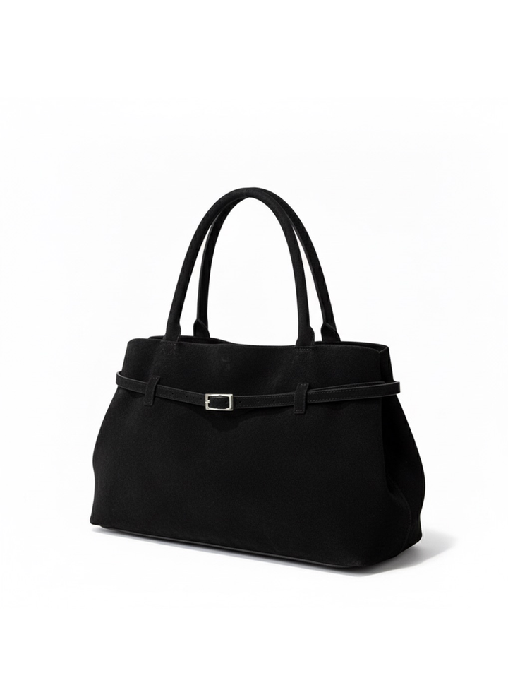 Gaia Noir - Borsa nera elegante pelle vegana | Performa Milano