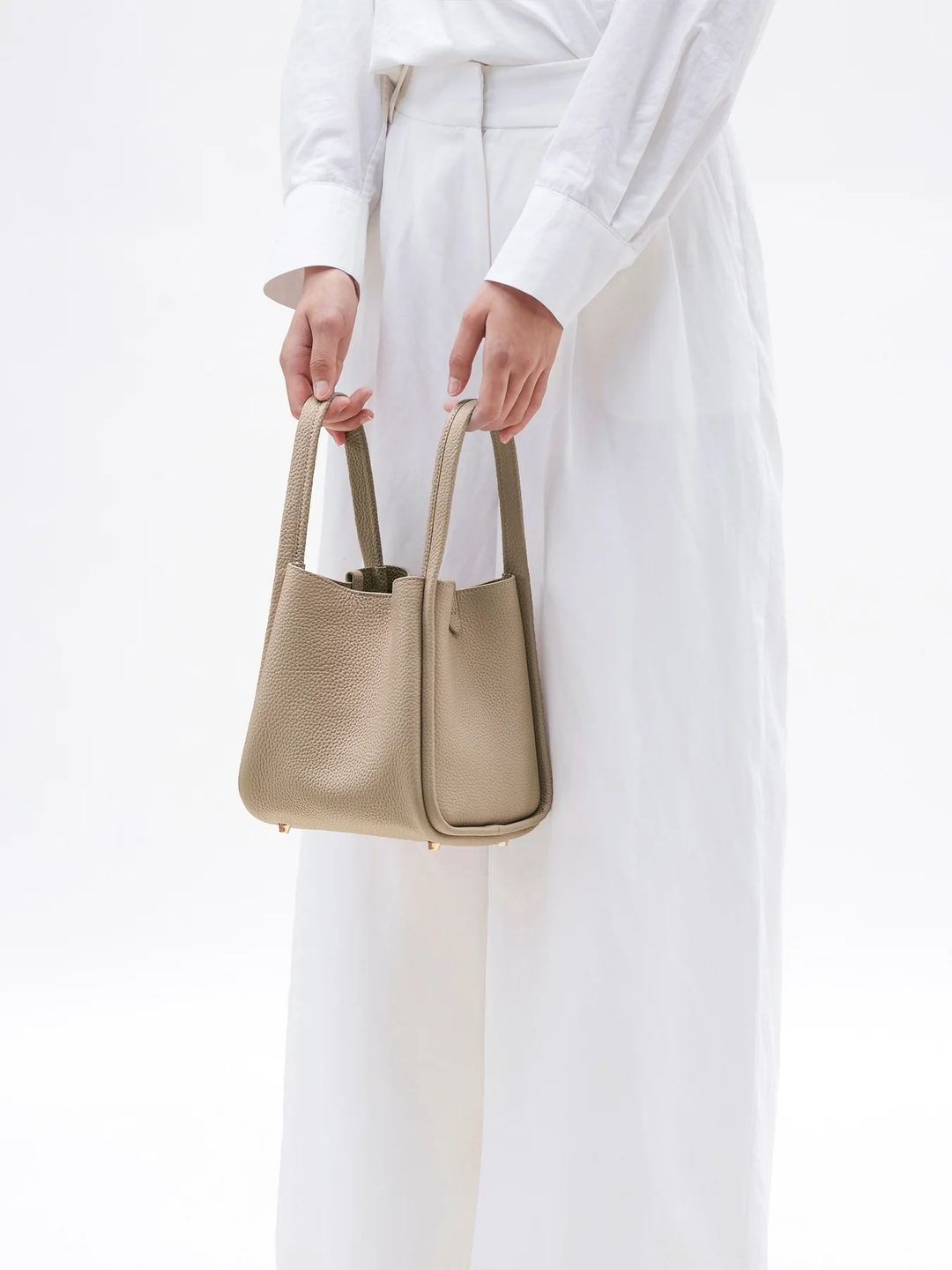 Sea Bag Sahara - Dettaglio borsa pelle vegana | Performa Milano
