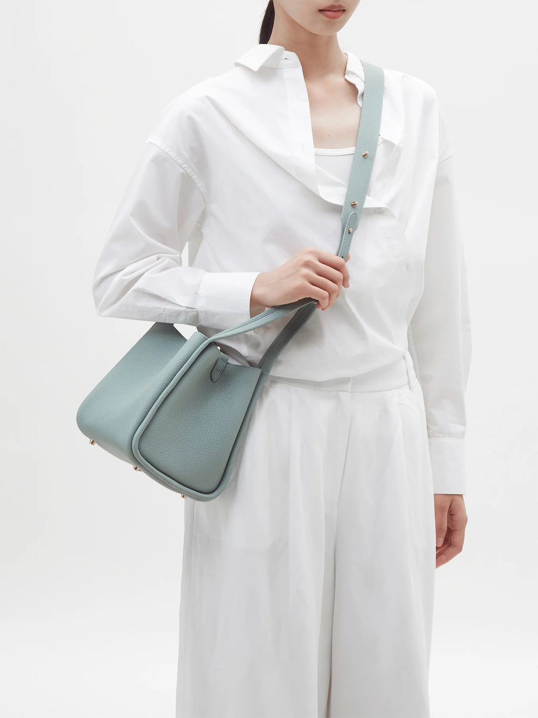 Sea Bag Taupe - Dettaglio borsa sostenibile | Performa Milano