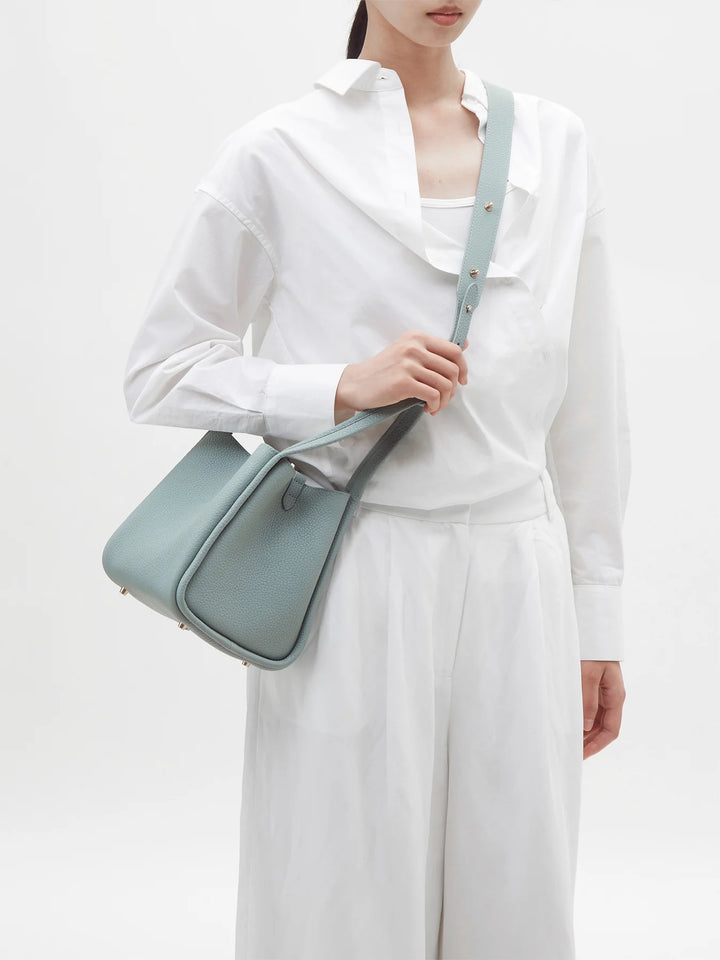 Sea Bag Taupe - Dettaglio borsa sostenibile | Performa Milano